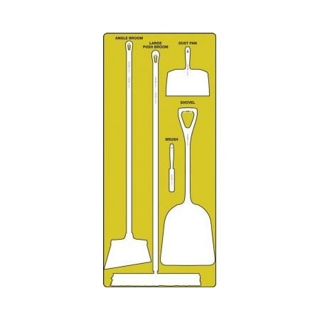Accuform DRY ZONE STOREBOARDS PSB910YLWT PSB910YLWT